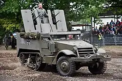 M16A1 СВ Вооружённых сил ФРГ, на выставке «Stahl auf der Heide», 2019 год — Немецкий танковый музей, Мюнстер.