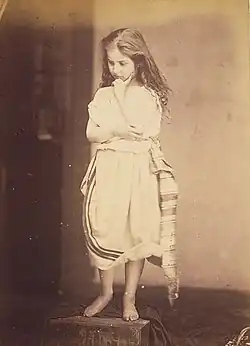 Оскар Густав Рейландер. Задумчивая девочка, около 1860