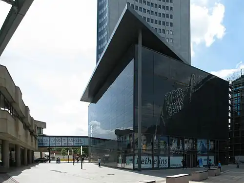 Панорама MDR-куба  с северо-востока. Лейпциг