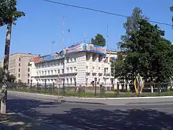 Северо-западный региональный центр МЧС России на углу Лабораторной улицы и проспекта Металлистов