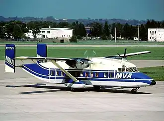 Short 330 авиакомпании «Mississippi Valley Airlines» в 1985 году