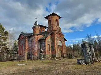 Православная церковь Преображения Господня в деревне Мааритса, 2021 год