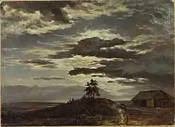 Ночной пейзаж в лунном освещении, Эстонский художественный музей