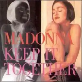 Обложка сингла Мадонны «Keep it Together» (1990)