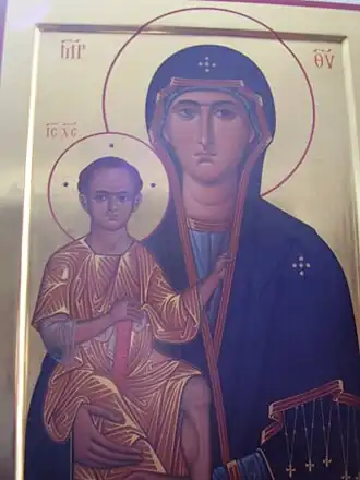 Икона Богородицы, работа Зенона (Теодор)