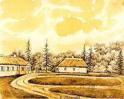 Могильно на картине Н. Орды (1863 год)