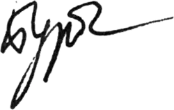 Изображение автографа