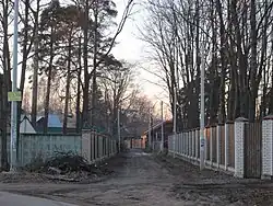 Вид на северо-запад от Большой Озёрной улицы