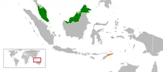 Малайзия и Восточный Тимор