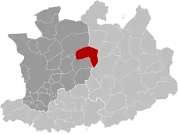 Расположение муниципалитета на карте провинции