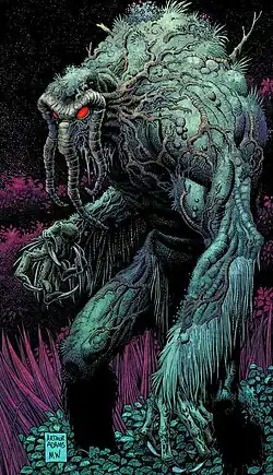 Леший на обложке комикса Infernal Man-Thing #3 (август, 2012)Художник — Артур Адамс