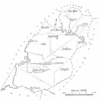 Манчажский район на карте