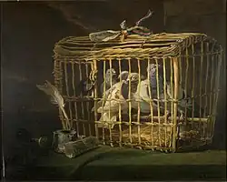 Корзина с почтовыми голубями. 1870, Центральный музей Утрехта