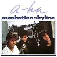 Обложка сингла a-ha «Manhattan Skyline» (1987)