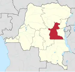 Маниема на карте