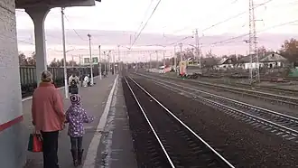 Вид на север от кассы.