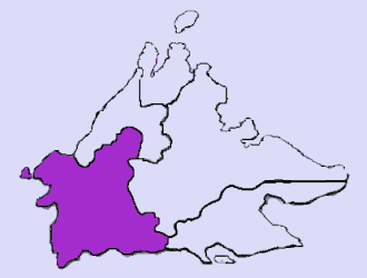 Внутренняя область на карте