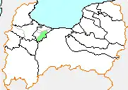 Расположение посёлка Косуги в префектуре Тояма