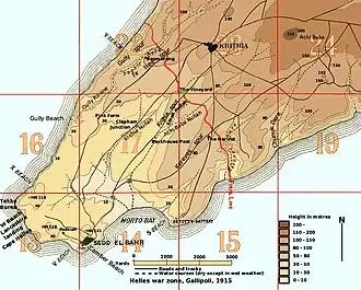 Карта мыса Геллес