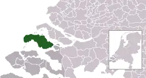 Местонахождение Схаувен-Дёйвеланд