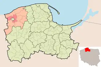 Слупск на карте