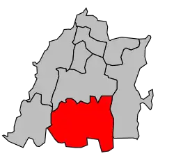 Кантон на карте департамента Эн