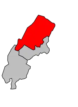 Кантон на карте департамента Эн