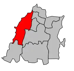 Кантон на карте департамента Эн