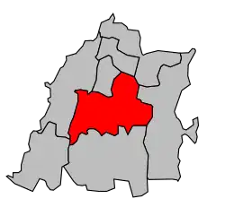 Кантон на карте департамента Эн