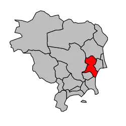 Кантон на карте департамента Приморские Альпы