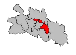 Кантон на карте департамента Арьеж