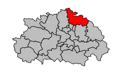 Кантон на карте департамента Тарн