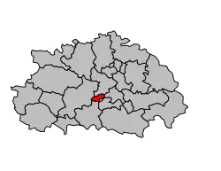 Кантон на карте департамента Тарн