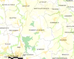 Карта коммуны.