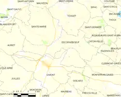 Карта коммуны