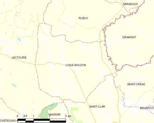 Карта коммуны