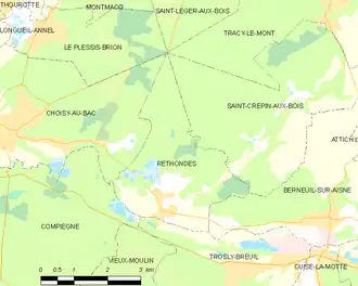 Ретонд на карте