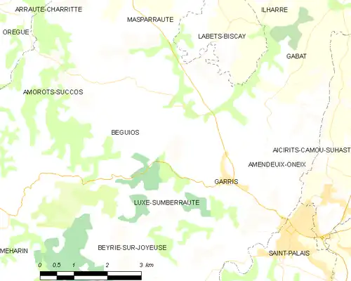 Карта коммуны