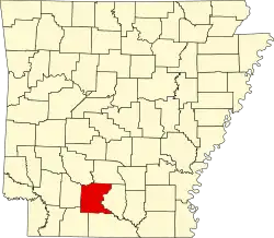 Уошито на карте