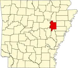 Вудрафф на карте