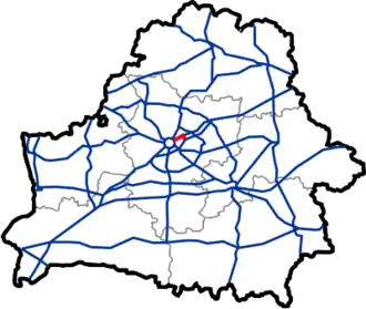 Схема магистрали М2