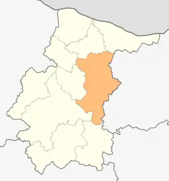 Община Бяла-Слатина на карте