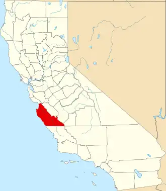 Монтерей на карте