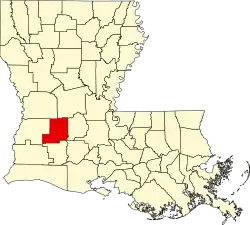 Аллен на карте