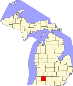 Каламазу на карте