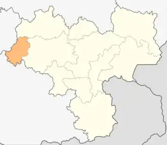 Община Минерални-Бани на карте