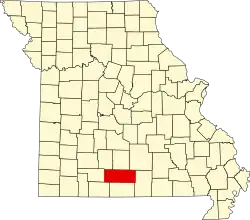 A state map highlighting Douglas County in the southern part of the state.