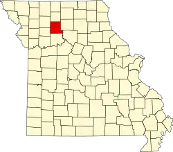 A state map highlighting Livingston County in the northwestern part of the state.