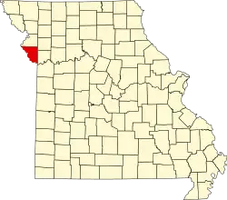A state map highlighting Platte County in the northwestern part of the state.