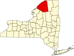 Сент-Лоренс на карте